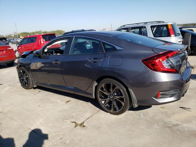 2HGFC2F85MH539453 - 2021 HONDA CIVIC SPORT GRAY photo 2