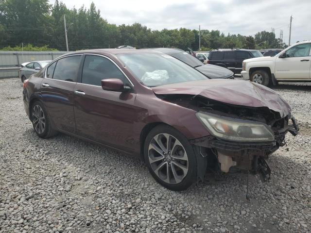 1HGCR2F54FA191038 - 2015 HONDA ACCORD SPORT BURGUNDY photo 4
