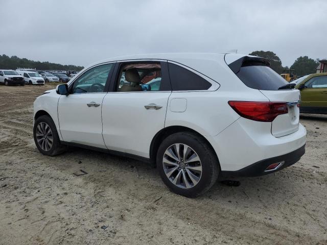5FRYD4H40EB011660 - 2014 ACURA MDX TECHNOLOGY أبيض صورة 2