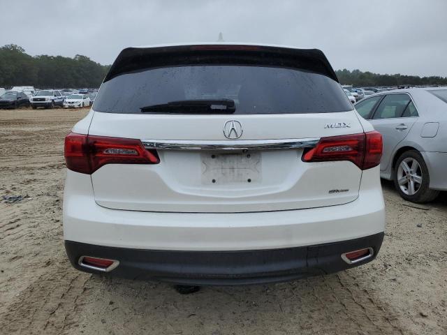 5FRYD4H40EB011660 - 2014 ACURA MDX TECHNOLOGY أبيض صورة 6