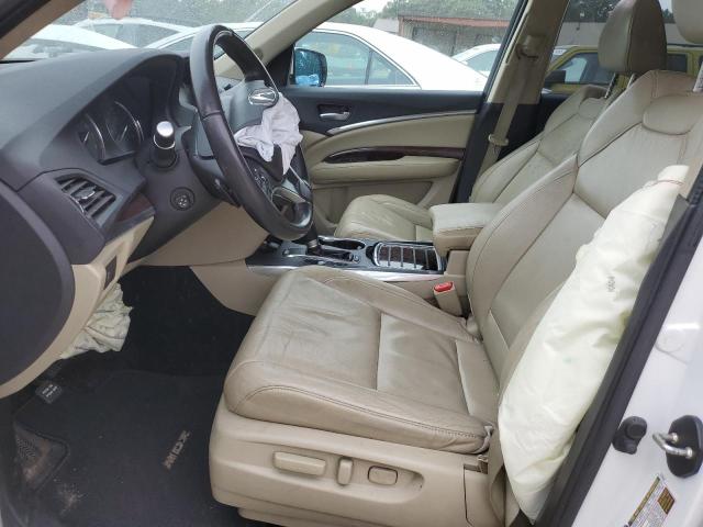 5FRYD4H40EB011660 - 2014 ACURA MDX TECHNOLOGY أبيض صورة 7