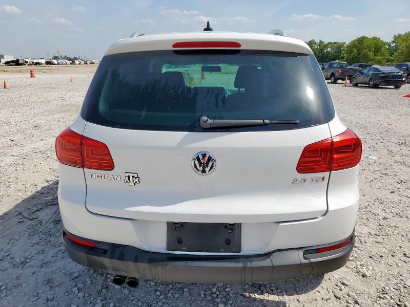 WVGAV3AX2EW543398 - 2014 VOLKSWAGEN TIGUAN S WHITE photo 6