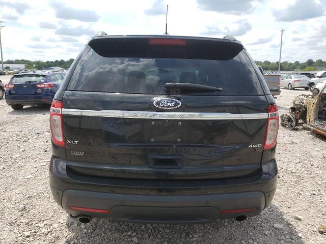 1FM5K8D84DGC56696 - 2013 FORD EXPLORER XLT BLACK photo 6