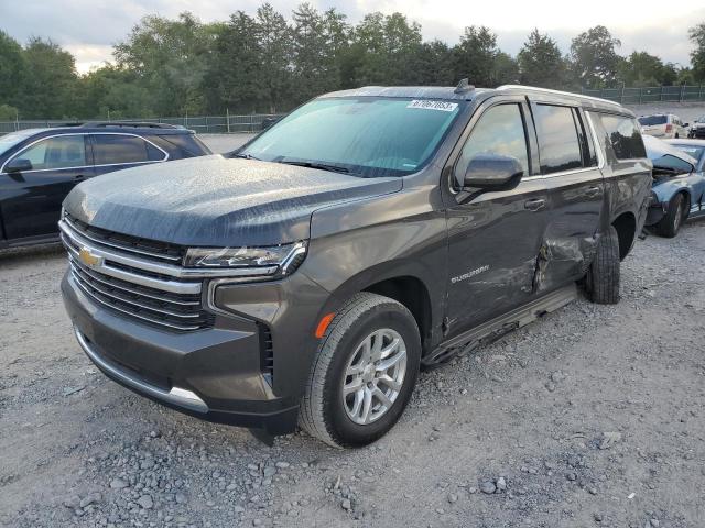 1GNSCCKD5MR411467 - 2021 CHEVROLET SUBURBAN C1500 LT GRAY photo 1