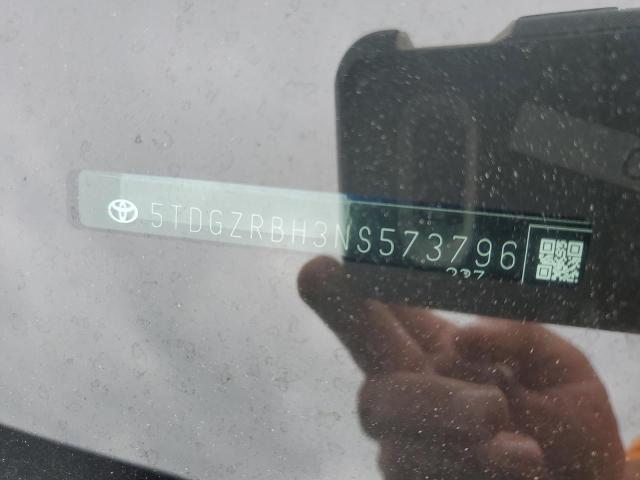 5TDGZRBH3NS573796 - 2022 TOYOTA HIGHLANDER XLE Mavi fotoğraf 14