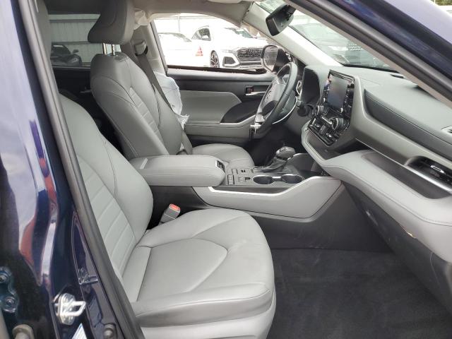 5TDGZRBH3NS573796 - 2022 TOYOTA HIGHLANDER XLE Mavi fotoğraf 7