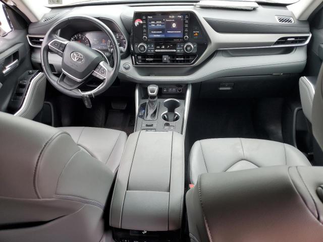 5TDGZRBH3NS573796 - 2022 TOYOTA HIGHLANDER XLE Mavi fotoğraf 8