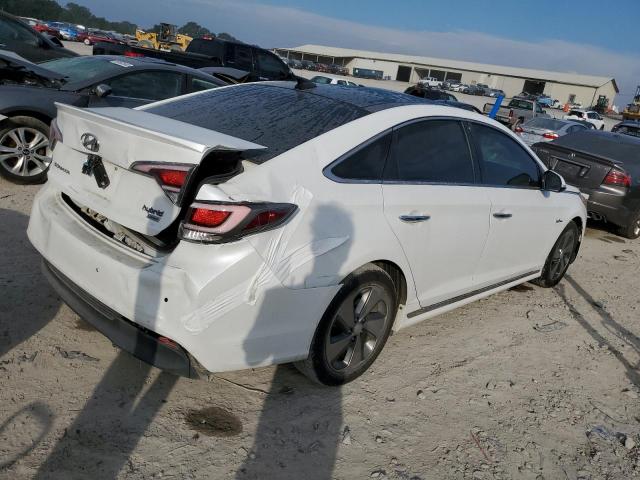 KMHE34L10GA009869 - 2016 HYUNDAI SONATA HYBRID WHITE photo 3