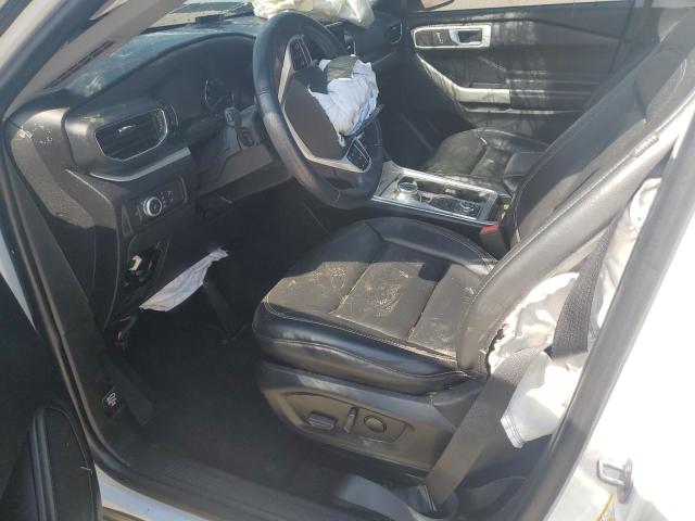 1FMSK8DH0MGC03688 - 2021 FORD EXPLORER XLT WHITE photo 7