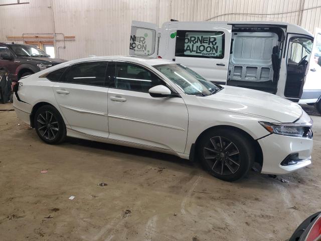 1HGCV1F5XMA041695 - 2021 HONDA ACCORD EXL WHITE photo 4
