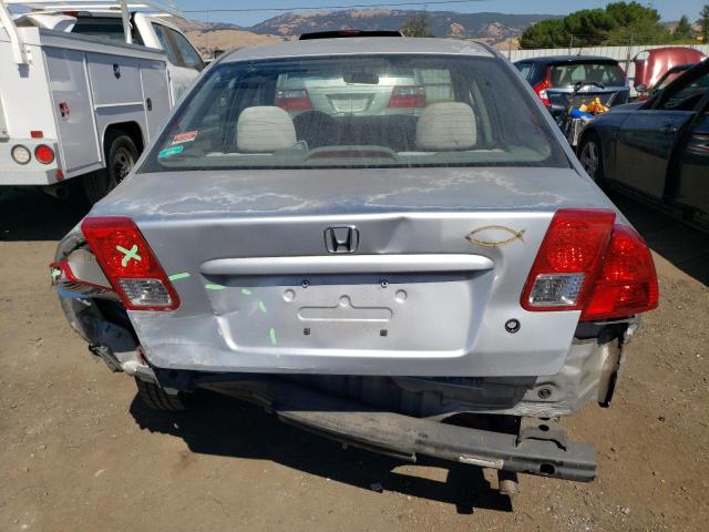 2HGES16324H586940 - 2004 HONDA CIVIC DX VP 银色 照片 6