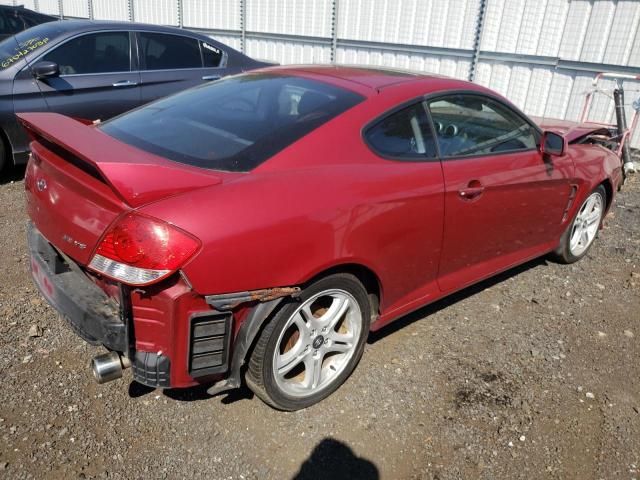 KMHHN65F26U220239 - 2006 HYUNDAI TIBURON GT SILVER photo 3