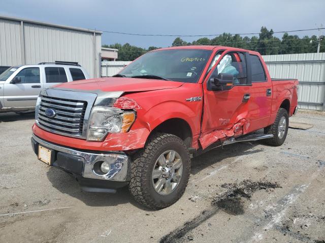 1FTFW1EF7CFA34644 - 2012 FORD F-150 SUPERCREW RED photo 1