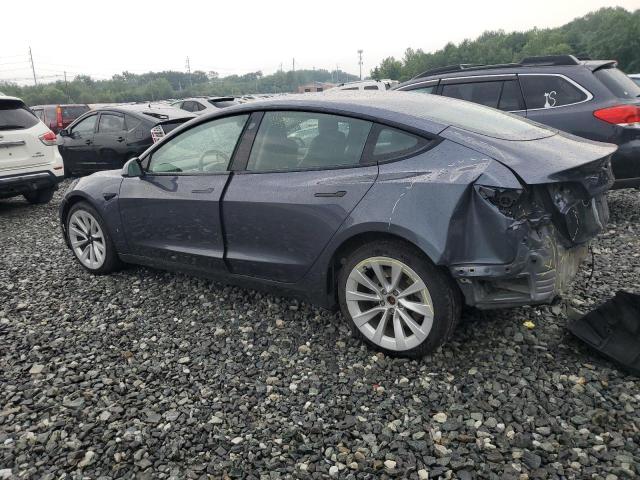 5YJ3E1EA1NF288688 - 2022 TESLA MODEL 3 Մոխրագույն լուսանկար 2