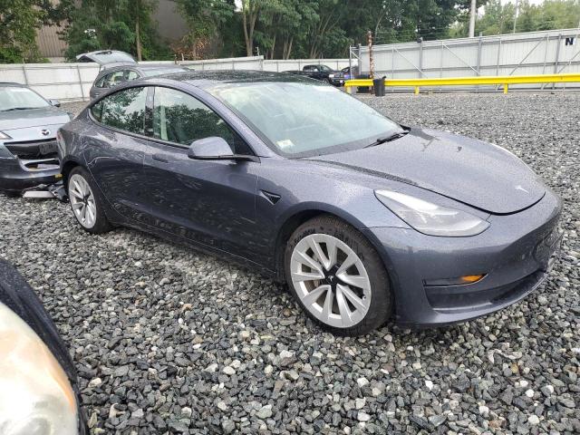 5YJ3E1EA1NF288688 - 2022 TESLA MODEL 3 Մոխրագույն լուսանկար 4