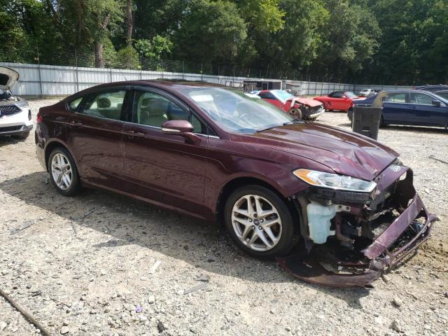 3FA6P0H76DR103300 - 2013 FORD FUSION SE მუქწითელი ფოტო 4