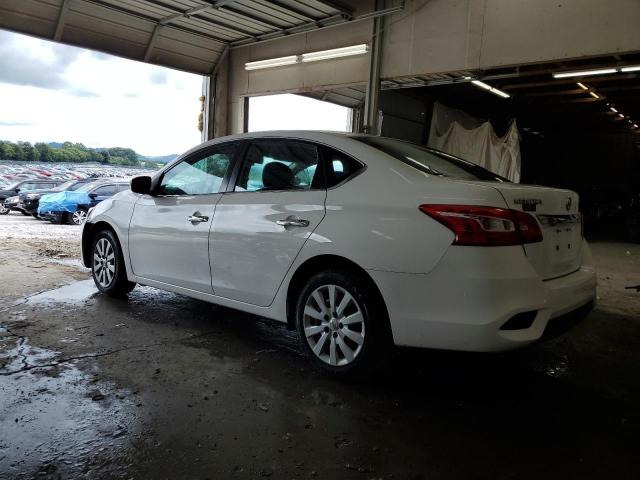 3N1AB7AP4KY243129 - 2019 NISSAN SENTRA S WHITE photo 2
