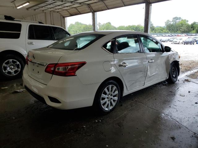 3N1AB7AP4KY243129 - 2019 NISSAN SENTRA S WHITE photo 3