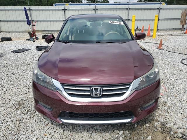 1HGCR2F87FA230893 - 2015 HONDA ACCORD EXL BURGUNDY photo 5