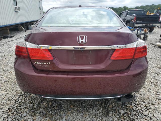 1HGCR2F87FA230893 - 2015 HONDA ACCORD EXL BURGUNDY photo 6