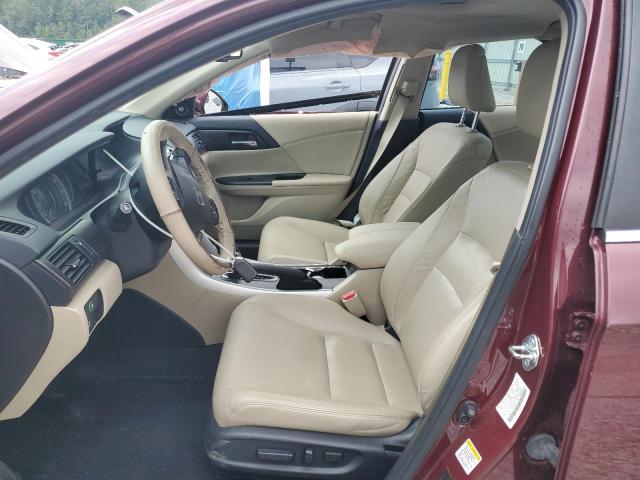 1HGCR2F87FA230893 - 2015 HONDA ACCORD EXL BURGUNDY photo 7