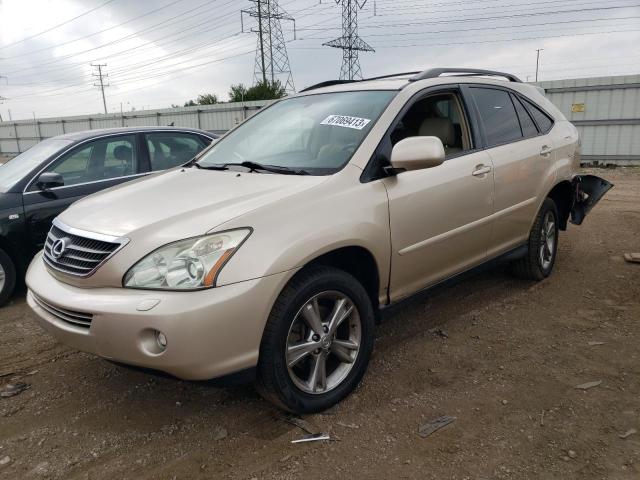 JTJHW31U460014364 - 2006 LEXUS RX 400H 400 BEIGE photo 1