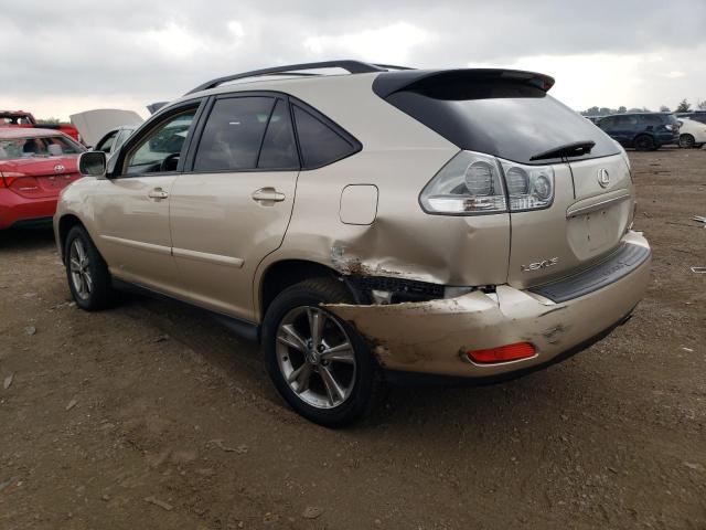 JTJHW31U460014364 - 2006 LEXUS RX 400H 400 BEIGE photo 2