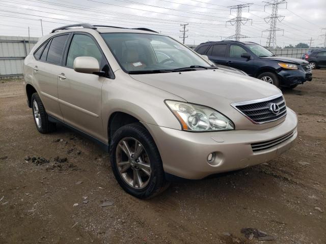 JTJHW31U460014364 - 2006 LEXUS RX 400H 400 BEIGE photo 4