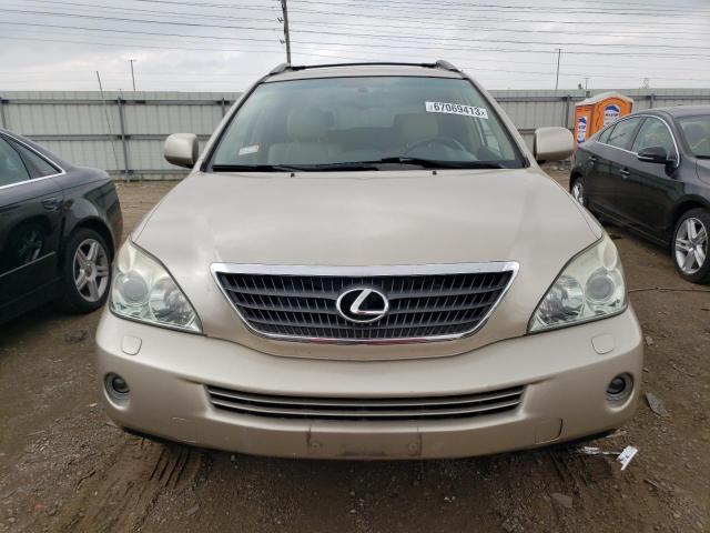 JTJHW31U460014364 - 2006 LEXUS RX 400H 400 BEIGE photo 5