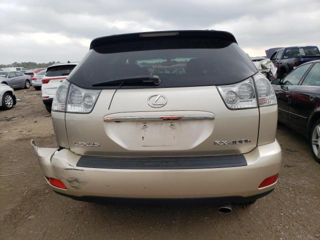 JTJHW31U460014364 - 2006 LEXUS RX 400H 400 BEIGE photo 6