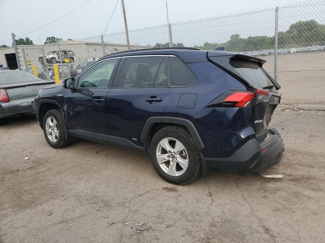 2T3RWRFV8MW121535 - 2021 TOYOTA RAV4 XLE 蓝色 照片 2