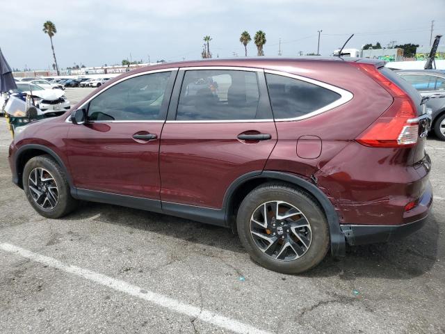 2HKRM3H42GH550219 - 2016 HONDA CR-V SE MAROON photo 2