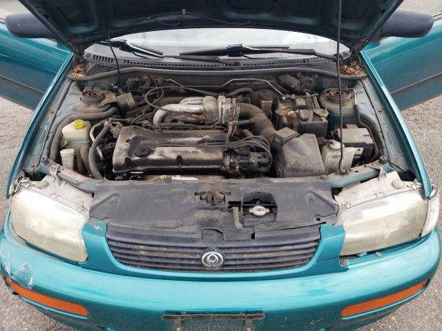 JM1BB1411T0325045 - 1996 MAZDA PROTEGE DX GREEN photo 11