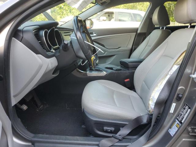 5XXGN4A78FG436637 - 2015 KIA OPTIMA EX GRAY photo 7