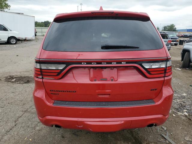 1C4RDJDG7HC908206 - 2017 DODGE DURANGO GT RED photo 6