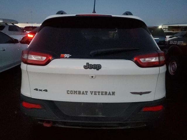 1C4PJMBS3HW634431 - 2017 JEEP CHEROKEE TRAILHAWK WHITE photo 6