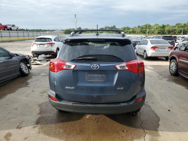 2T3WFREV9DW051855 - 2013 TOYOTA RAV4 XLE BLUE photo 6