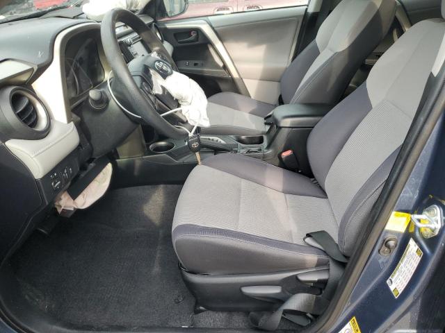 2T3WFREV9DW051855 - 2013 TOYOTA RAV4 XLE BLUE photo 7