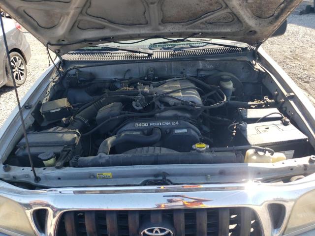 5TESN92N12Z124661 - 2002 TOYOTA TACOMA XTRACAB PRERUNNER 银色 照片 11