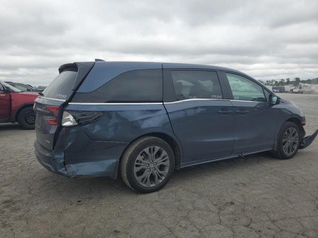 5FNRL6H82SB067800 - 2025 HONDA ODYSSEY TOURING BLUE photo 3