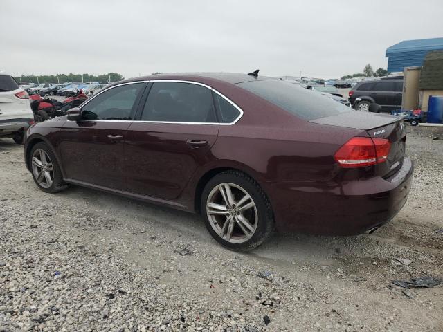 1VWBP7A34EC013701 - 2014 VOLKSWAGEN PASSAT SE BURGUNDY photo 2