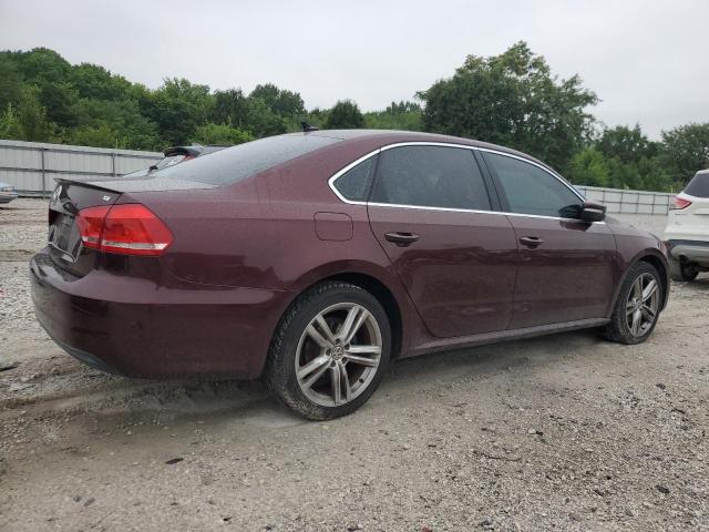 1VWBP7A34EC013701 - 2014 VOLKSWAGEN PASSAT SE BURGUNDY photo 3