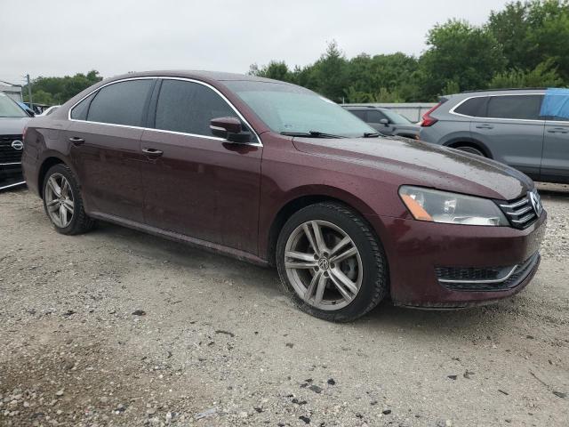 1VWBP7A34EC013701 - 2014 VOLKSWAGEN PASSAT SE BURGUNDY photo 4