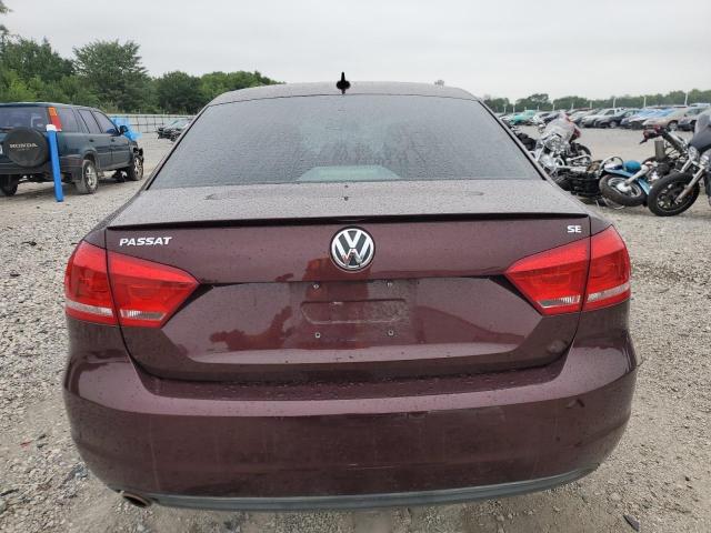 1VWBP7A34EC013701 - 2014 VOLKSWAGEN PASSAT SE BURGUNDY photo 6