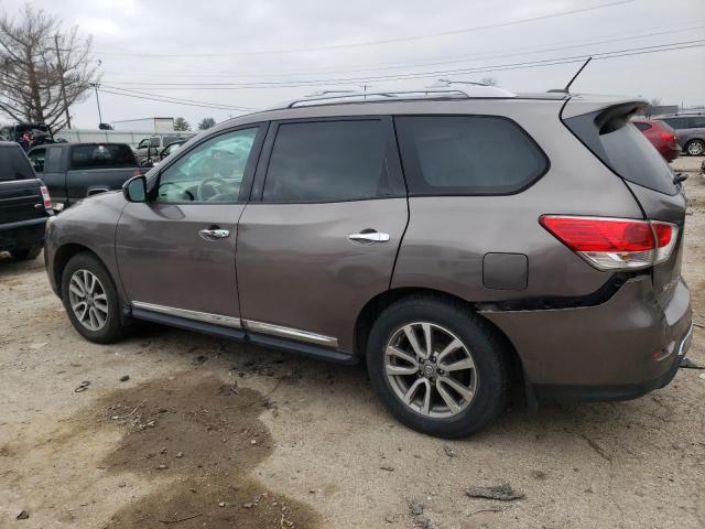 5N1AR2MN0EC728981 - 2014 NISSAN PATHFINDER S Qəhvəyi foto 2