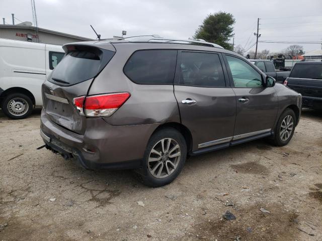 5N1AR2MN0EC728981 - 2014 NISSAN PATHFINDER S Qəhvəyi foto 3