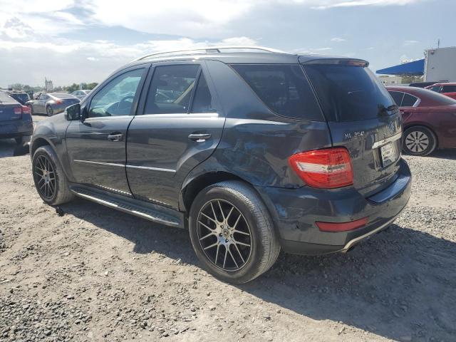 4JGBB8GB4BA732746 - 2011 MERCEDES-BENZ ML 350 4MATIC GRAY photo 2