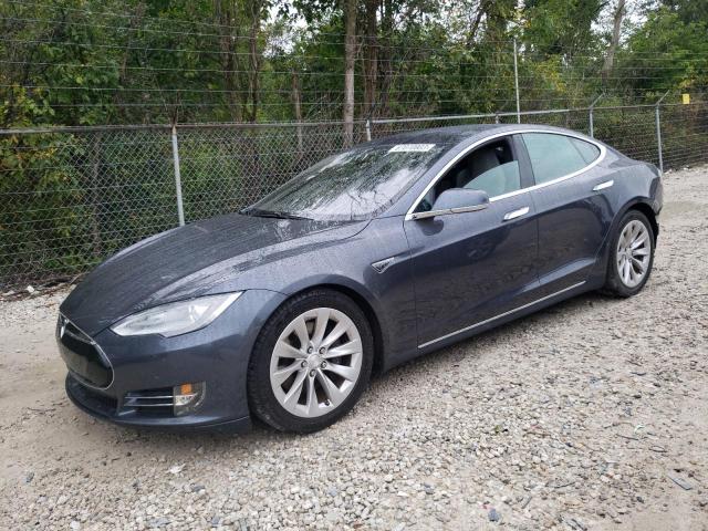 5YJSA1E24GF130087 - 2016 TESLA MODEL S Մոխրագույն լուսանկար 1