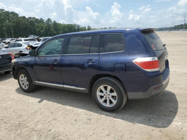 5TDZA3EH6DS039201 - 2013 TOYOTA HIGHLANDER BASE Mavi foto 2