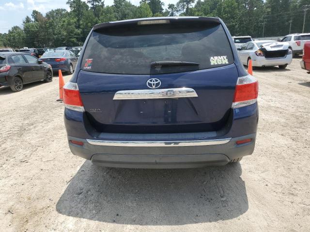 5TDZA3EH6DS039201 - 2013 TOYOTA HIGHLANDER BASE Mavi foto 6